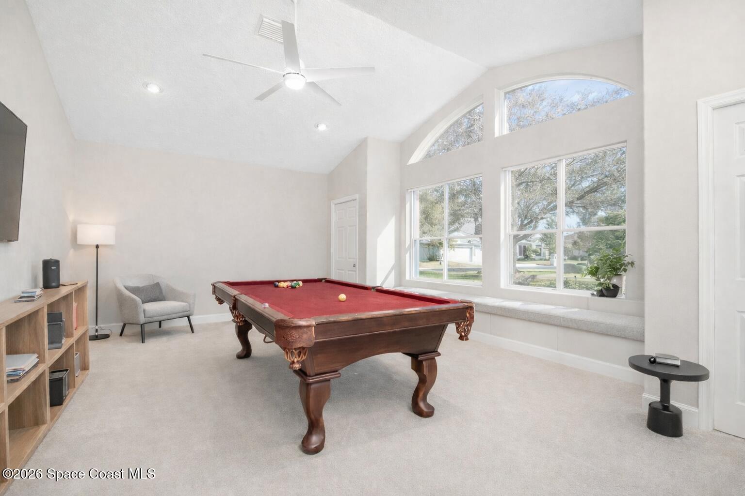 8201 Compton Way Melbourne, FL 32940 - Photo 25 of 52 a room with pool table and windows