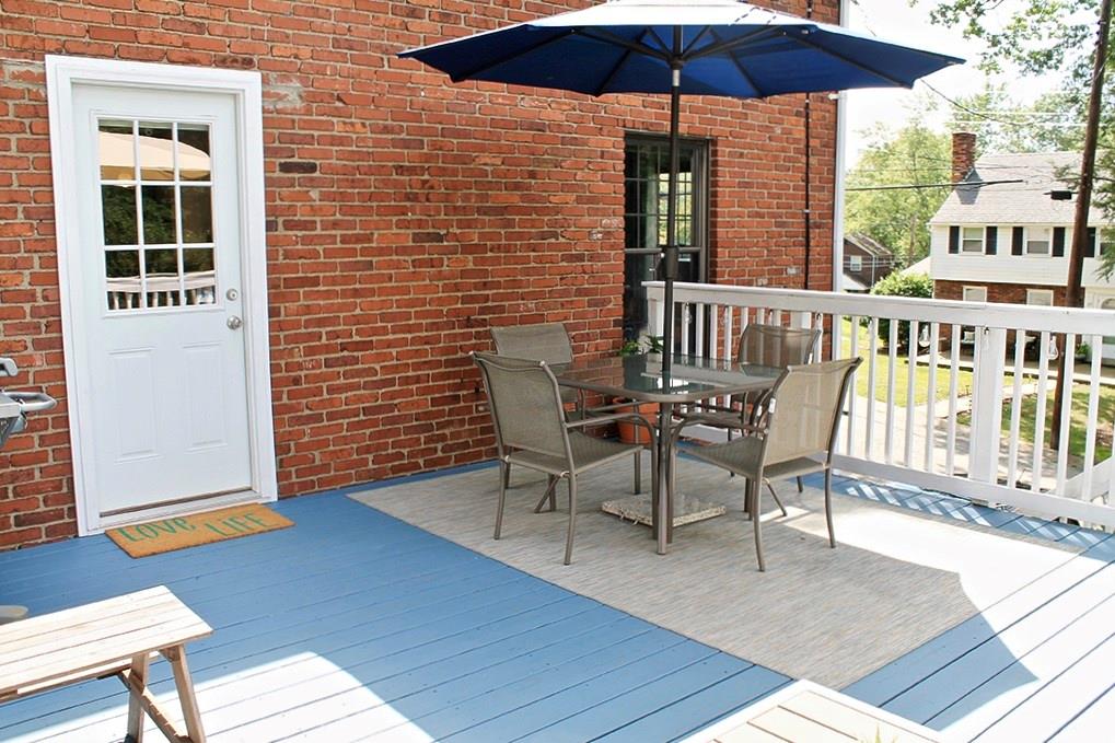 454 Haverhill Road Pittsburgh, PA 15228 - Photo 22 of 25 Generously-sized deck, allowing for outside dining and relaxing!