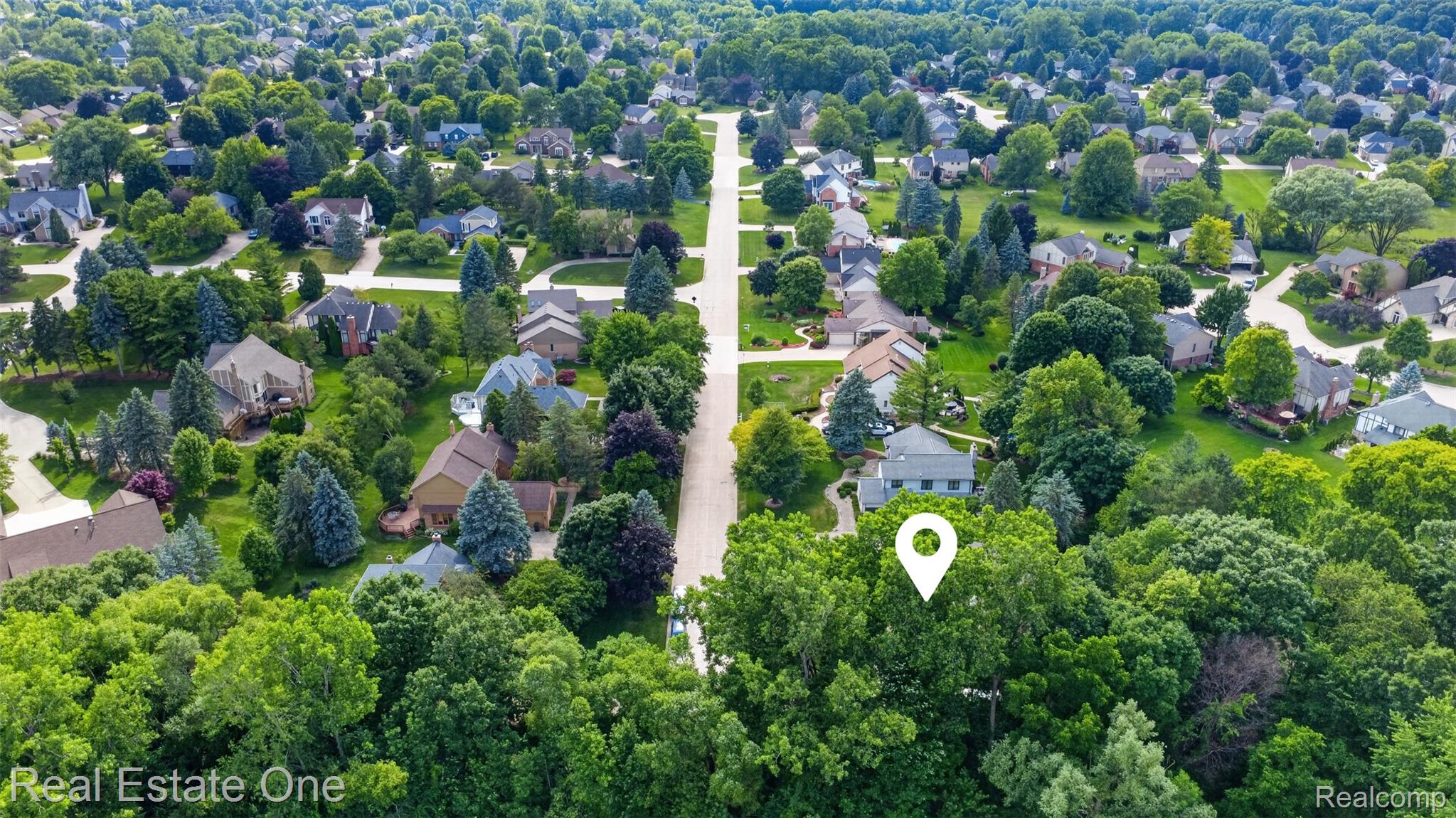 3400 Wedgewood Drive Rochester, MI 48306 - Photo 6 of 49 Expansive, mature tree canopy providing natural shading