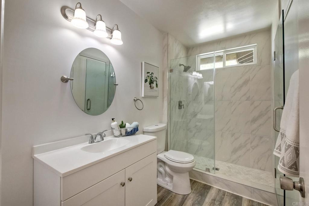 3106 Morningside Drive Oceanside, CA 92056 - Photo 29 of 38 a bathroom with a sink a toilet and shower