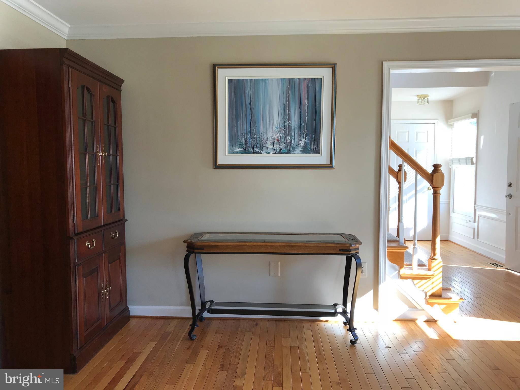 17000 Spates Hill Road Poolesville, MD 20837 - Photo 12 of 45 View from Living Room to Foyer