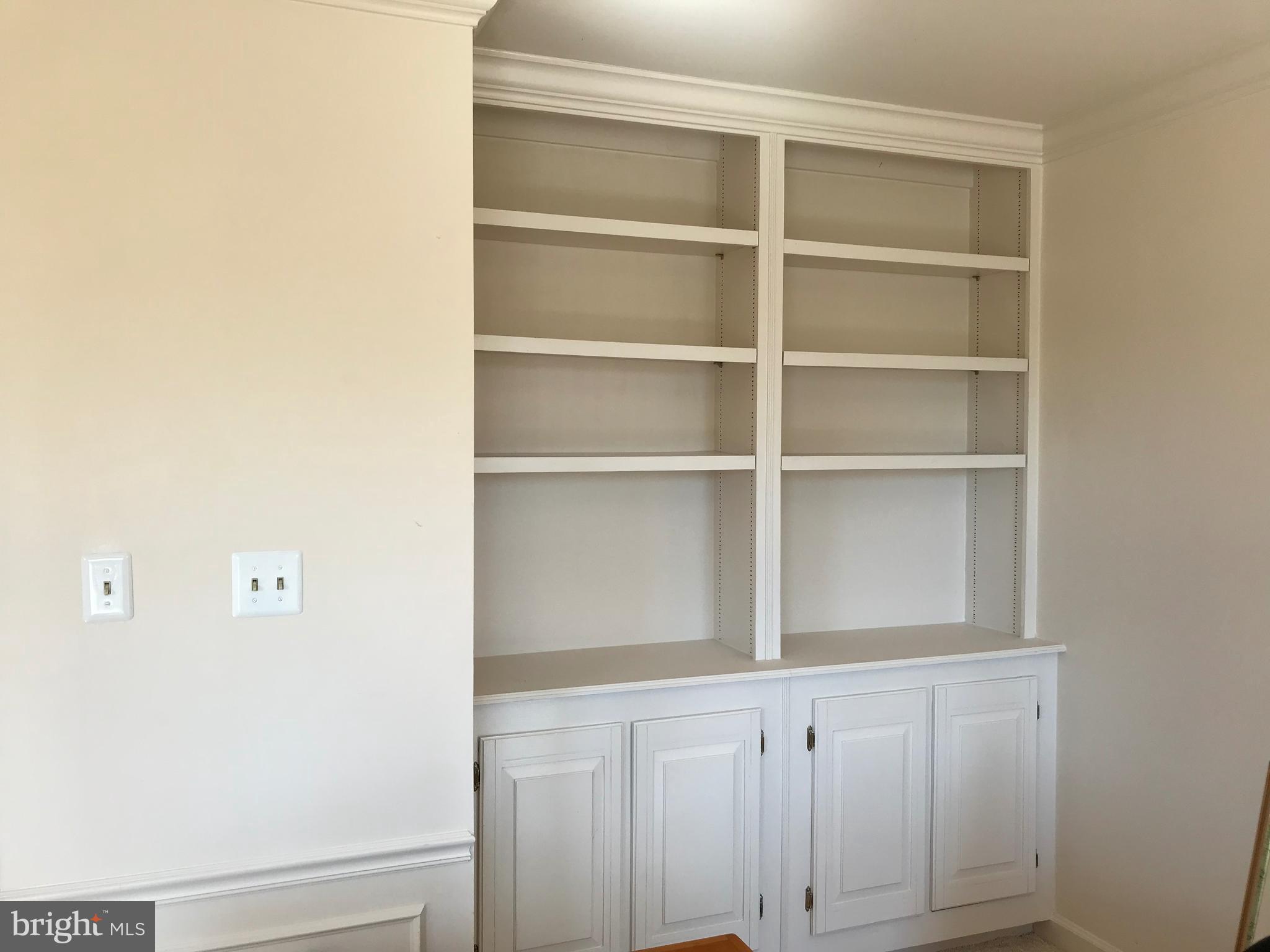 17000 Spates Hill Road Poolesville, MD 20837 - Photo 32 of 45 Loft/Office Space Built-in Bookshelf