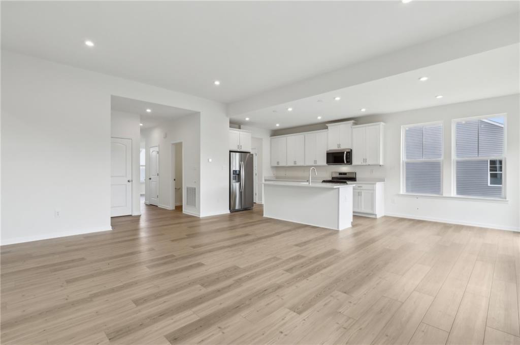 116 Fox Water Trail Beaver, PA 15009 - Photo 15 of 45 a view of kitchen with wooden floor and refrigerator