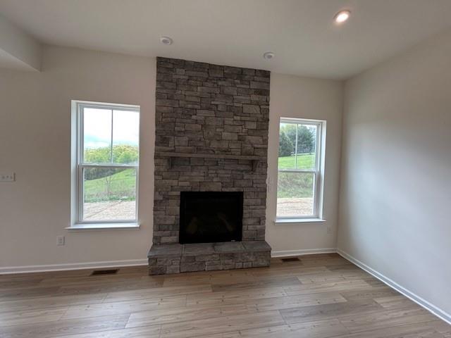 116 Fox Water Trail Beaver, PA 15009 - Photo 23 of 45 an empty room with windows and fireplace
