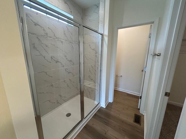 116 Fox Water Trail Beaver, PA 15009 - Photo 26 of 45 a bathroom with a glass shower door and a sink