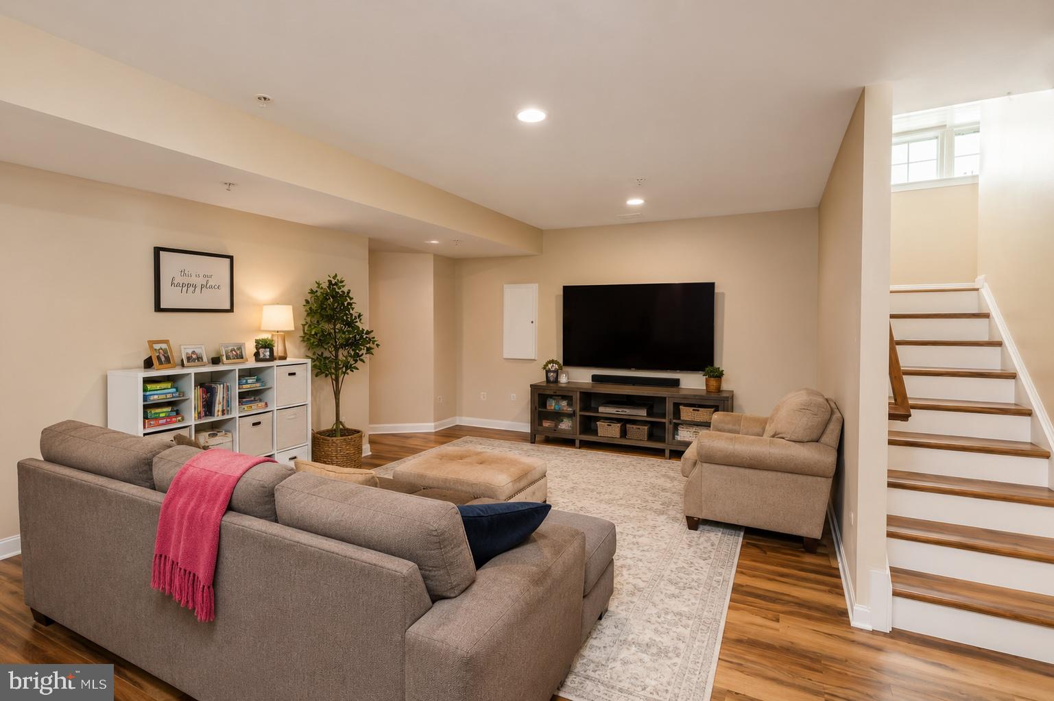 9203 Rice Avenue Lanham, MD 20706 - Photo 47 of 59 Fully Finished Basement - Virtually Staged
