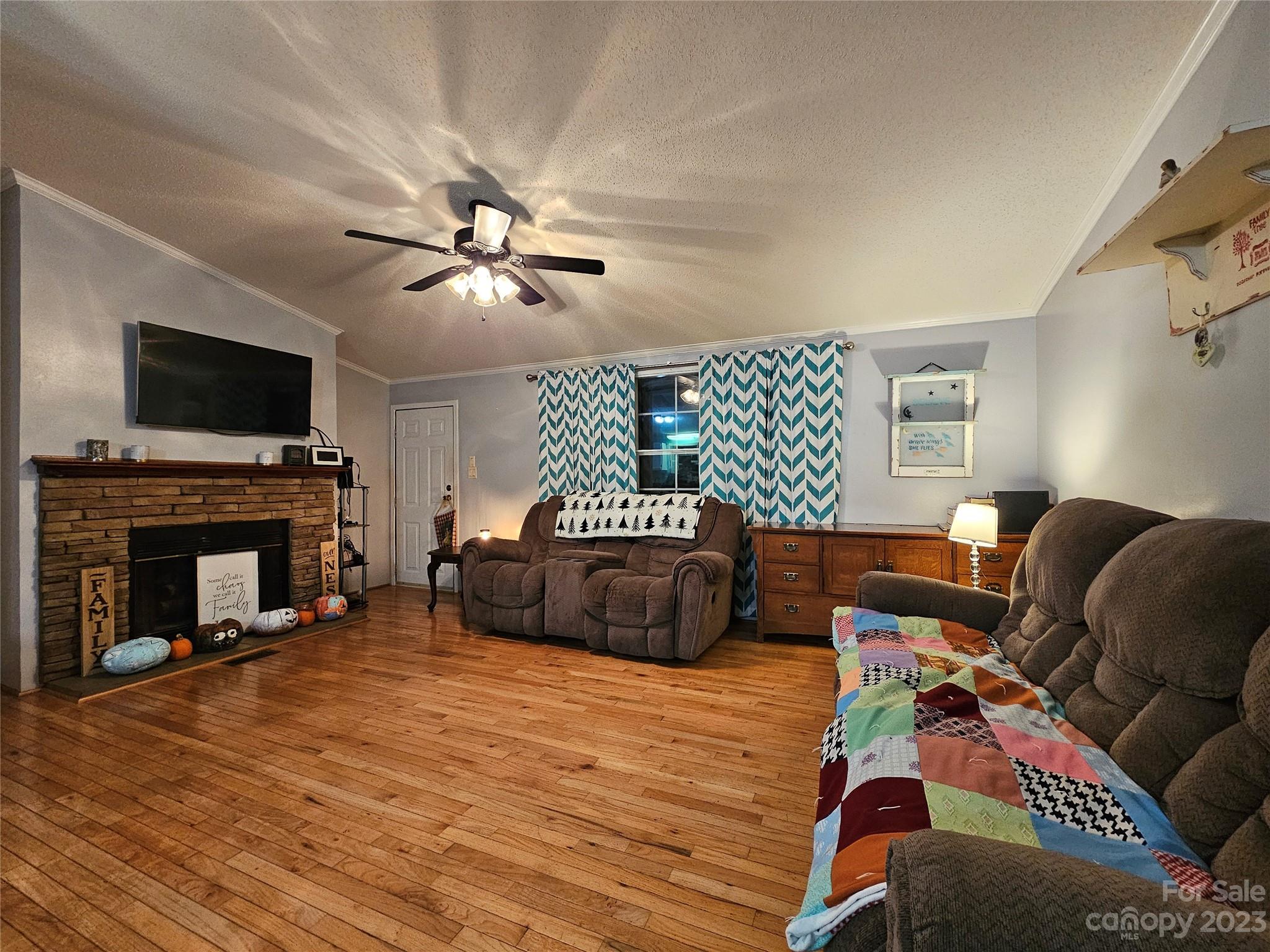 290 Long Street Rutherfordton, NC 28139 - Photo 10 of 23 a living room with furniture and a fireplace