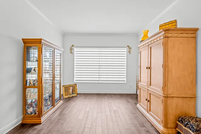 a view of livingroom with furniture and wooden floor