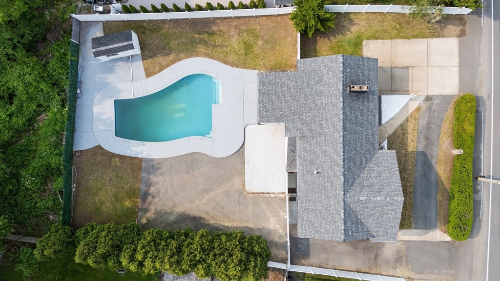 123 Walnut Street Saugus, MA 01906 - Photo 3 of 38 an aerial view of a house with a yard