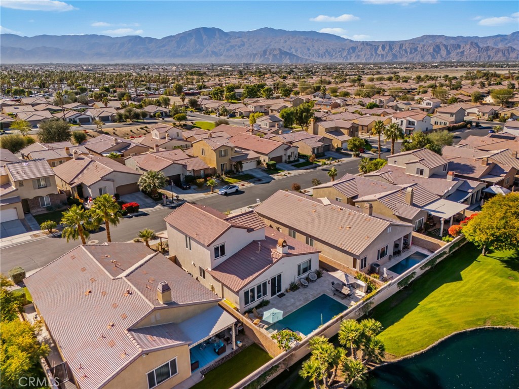 84146 Olona Court Indio, CA 92203 - Photo 35 of 35 an aerial view of a house with a ocean view