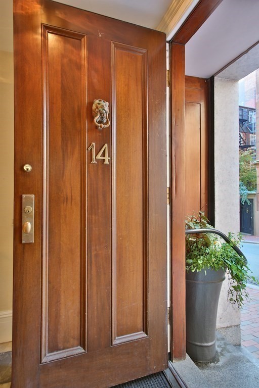 14 Walnut Street Boston, MA 02108 - Photo 11 of 42 a view of an entryway with a door