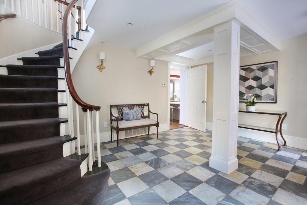 14 Walnut Street Boston, MA 02108 - Photo 12 of 42 a view of entryway and hall with wooden floor
