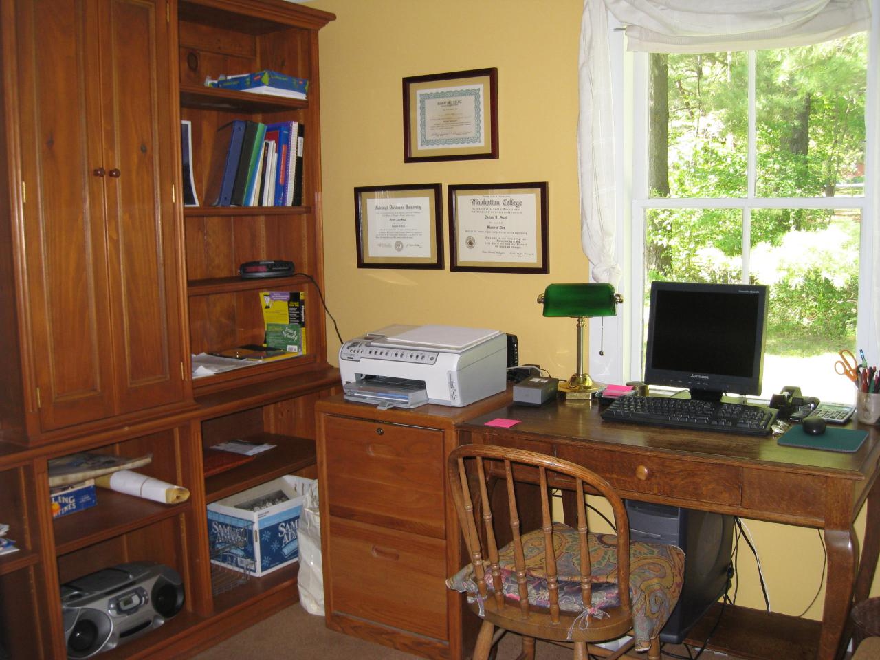 10 Glendale Road Stockbridge, MA 01229 - Photo 8 of 16 a view of a workspace with furniture and a window