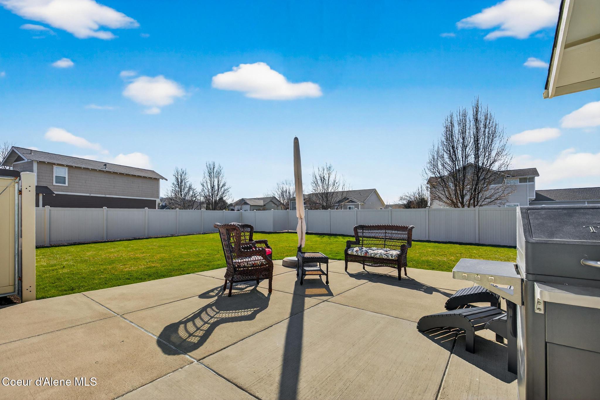 3355 North Durrow Loop Post Falls, ID 83854 - Photo 16 of 60 Back yard patio