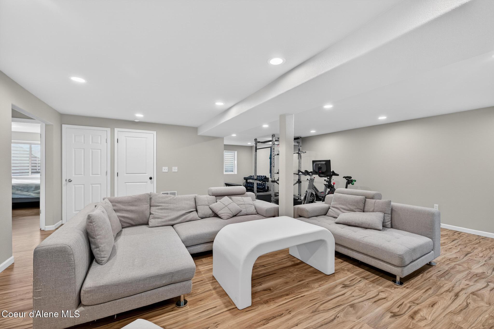 3355 North Durrow Loop Post Falls, ID 83854 - Photo 10 of 60 Basement Livingroom and Workout Room