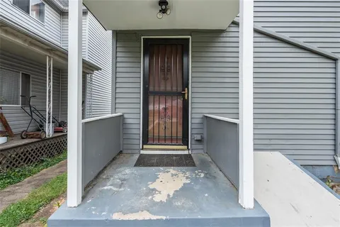 a view of a entryway door of the house