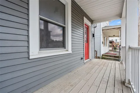 a view of outdoor space and deck
