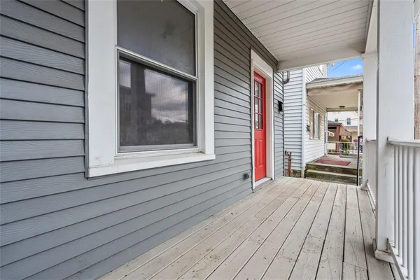 a view of outdoor space and deck