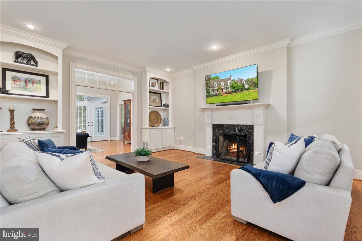 14915 Alpine Bay Loop Gainesville, VA 20155 - Photo 15 of 105 a living room with furniture and a fireplace