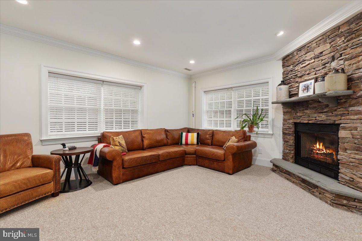14915 Alpine Bay Loop Gainesville, VA 20155 - Photo 72 of 105 a living room with furniture and a fireplace