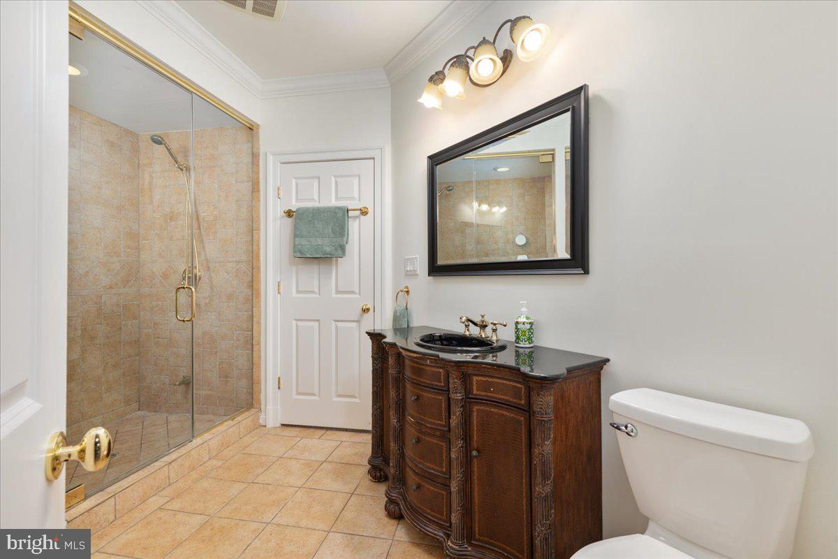 14915 Alpine Bay Loop Gainesville, VA 20155 - Photo 75 of 105 a bathroom with a toilet a sink and mirror