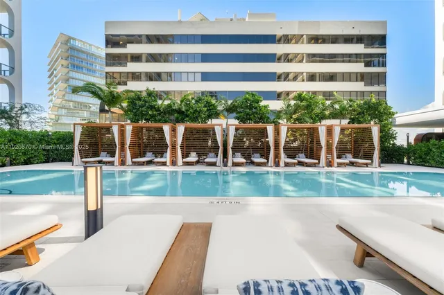 a view of a building from a yard