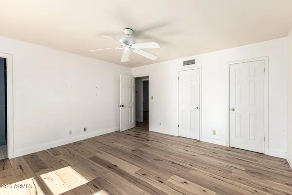 wooden floor in an empty room