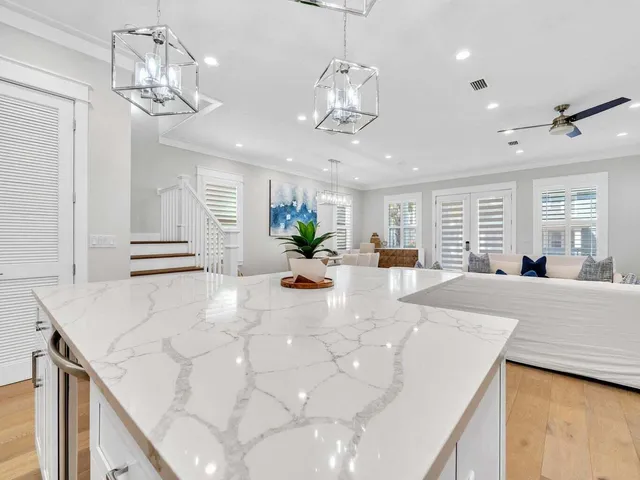 a view of a couch in window