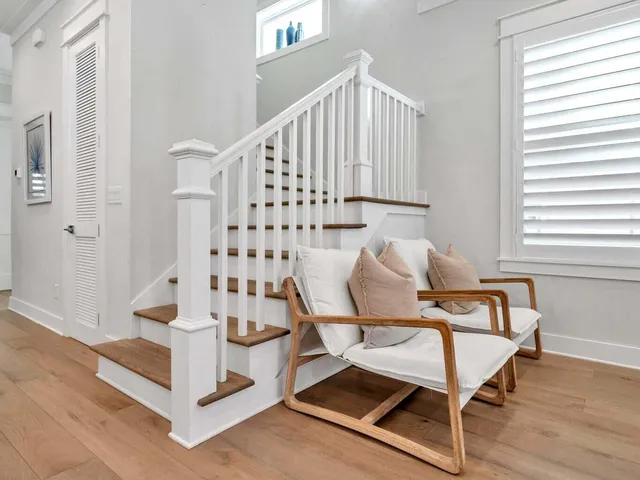 a bedroom with a bed and closet