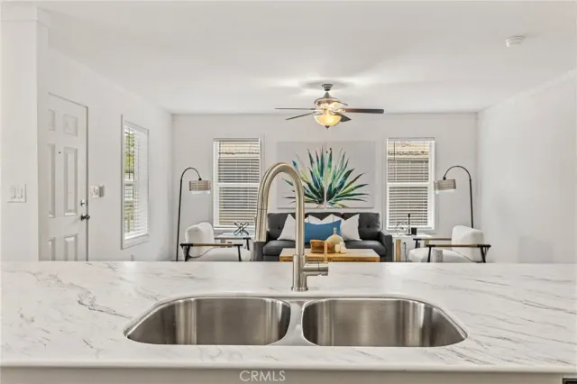 a close view of sink and tap