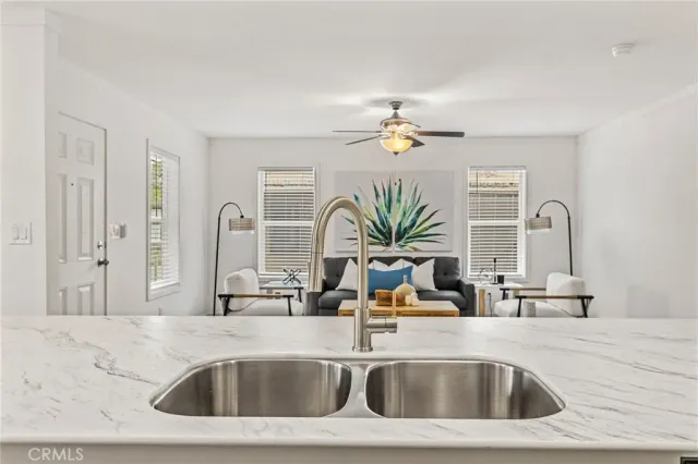 a close view of sink and tap