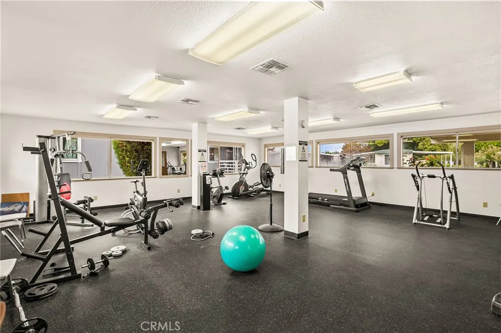 1901 Dayton, Unit 2 Chico, CA 95928 - Photo 42 of 48 a room with gym equipment and large window