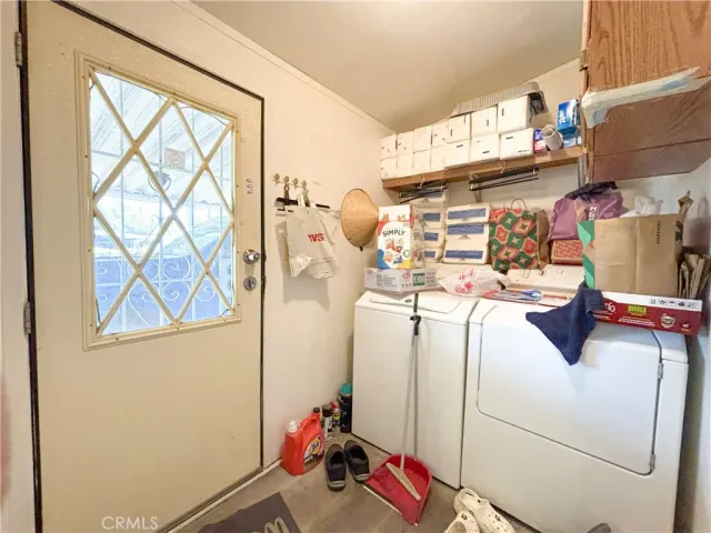 a room with storage and utility