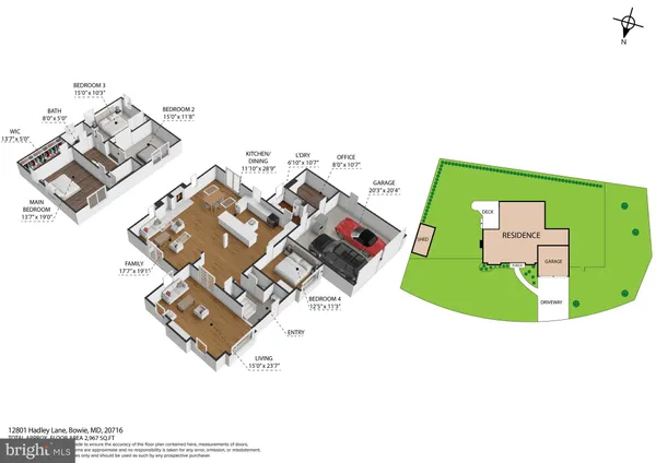 $529,999 | 12801 Hadley Lane, Bowie, MD 20716