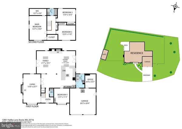 $529,999 | 12801 Hadley Lane, Bowie, MD 20716