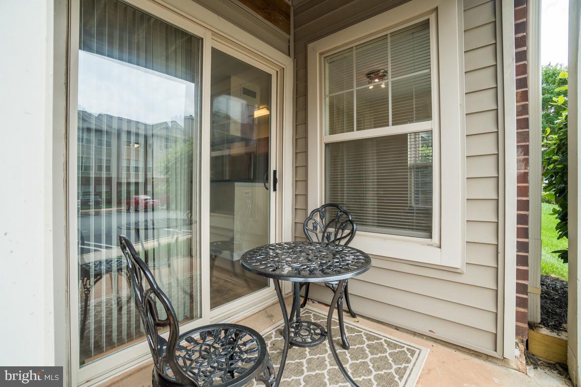 1706 Ascot Way, Unit B Reston, VA 20190 - Photo 21 of 23 Cute patio off the kitchen to enjoy morning coffee