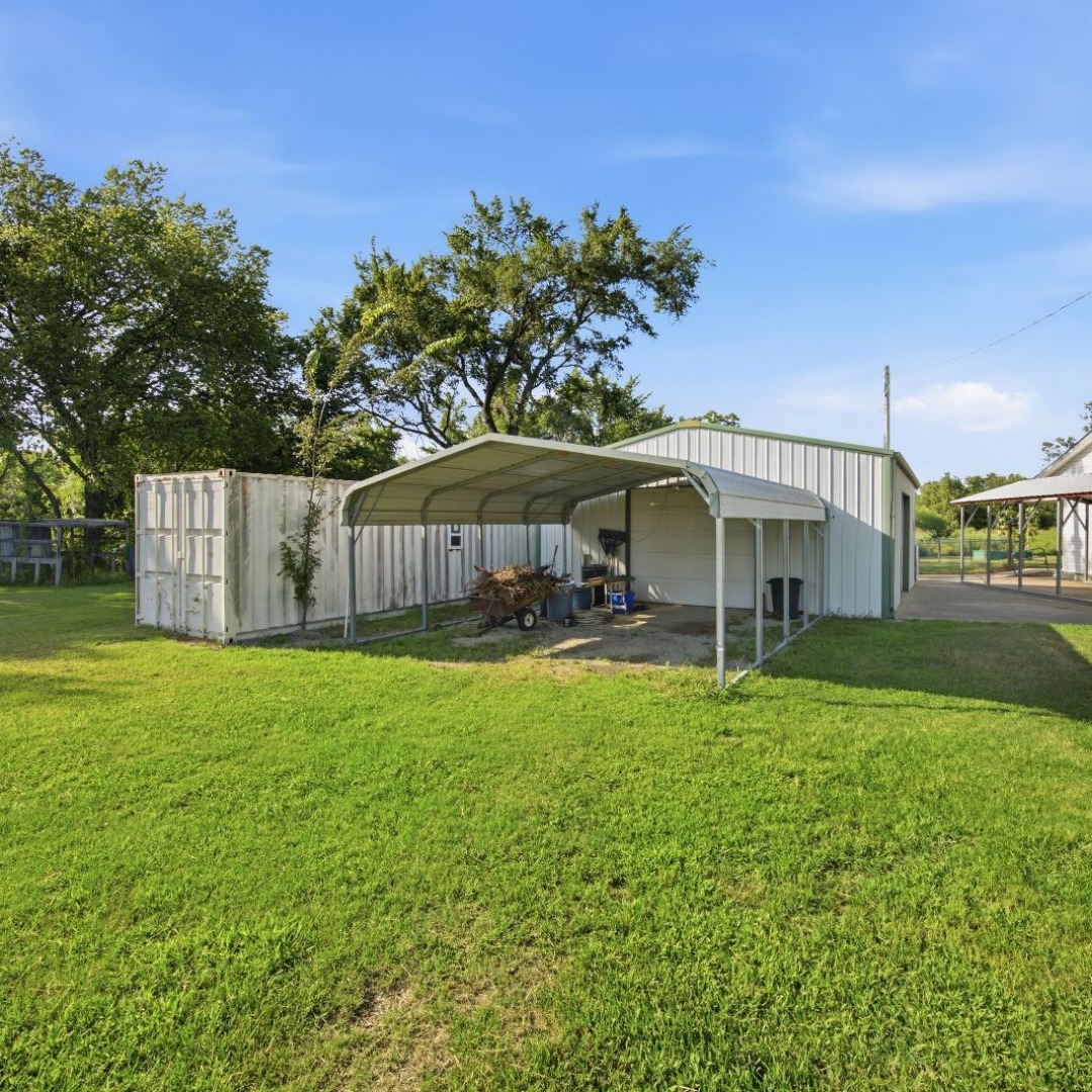 2696 Russellville Road Quinton, OK 74561 - Photo 32 of 40 Shop/carport/
& shipping container