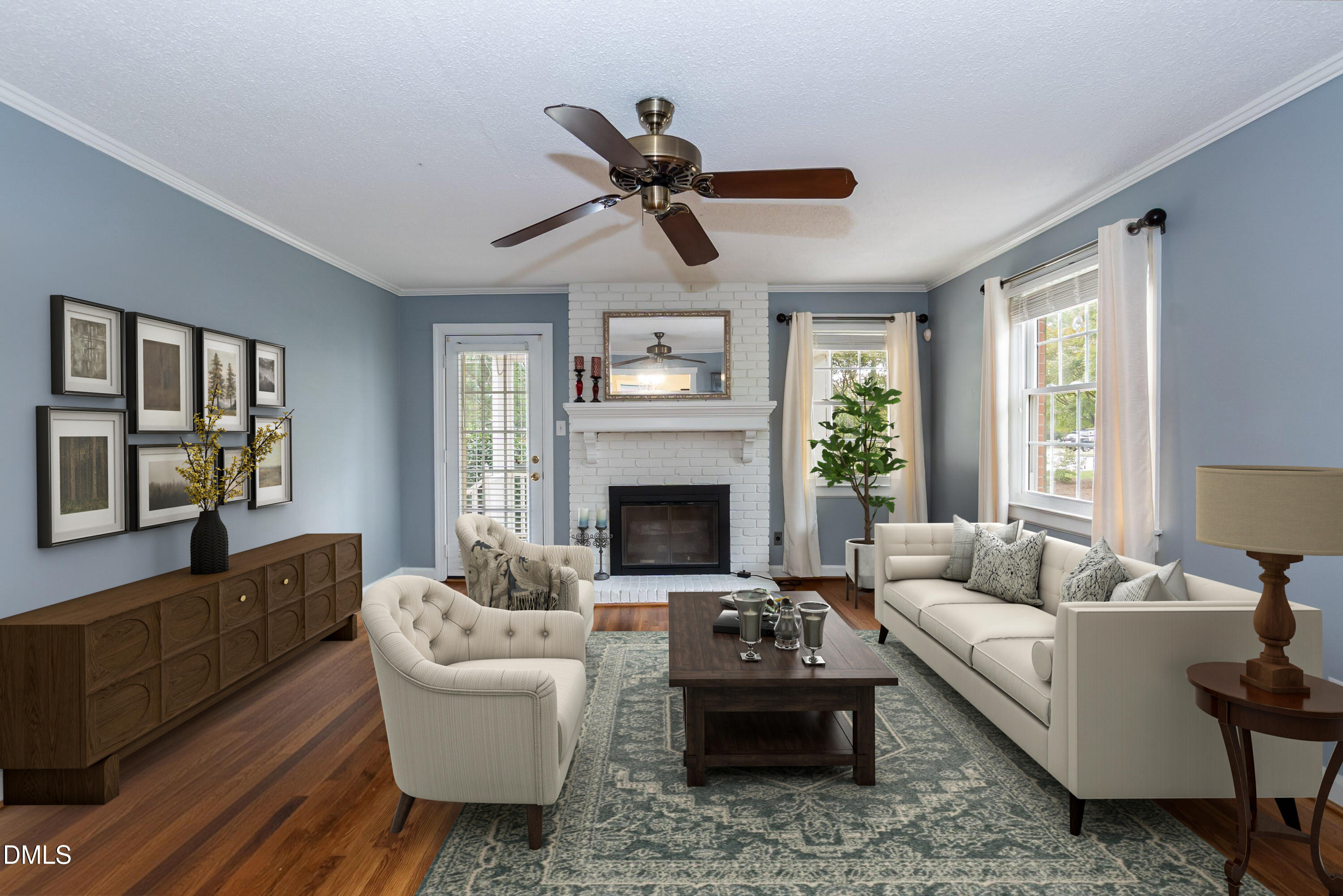 700 St Marys Street Garner, NC 27529 - Photo 12 of 51 a living room with furniture fireplace and window