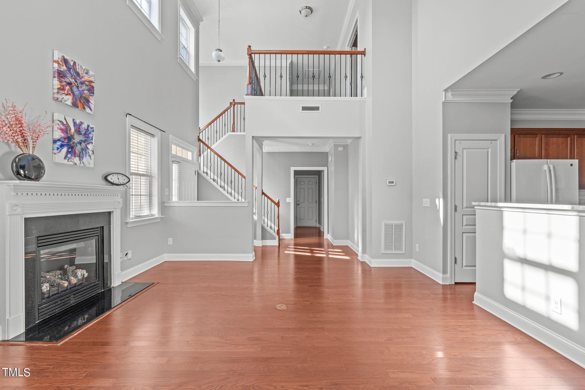 601 Democracy Street Raleigh, NC 27603 - Photo 6 of 24 a view of an entryway with wooden floor