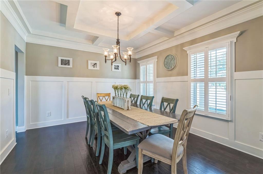 1621 Highland Creek Drive Monroe, GA 30656 - Photo 8 of 54 a view of a dining room with furniture window and wooden floor