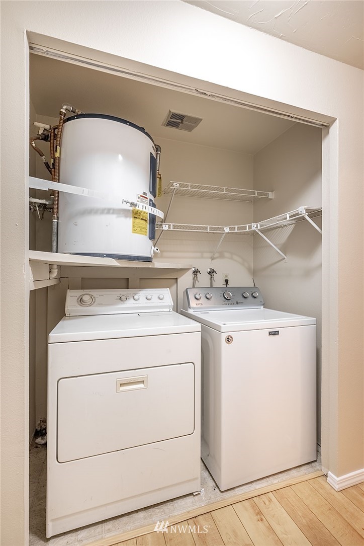 1601 Maple Lane, Unit A2 Kent, WA 98030 - Photo 26 of 27 a utility room with dryer and washer