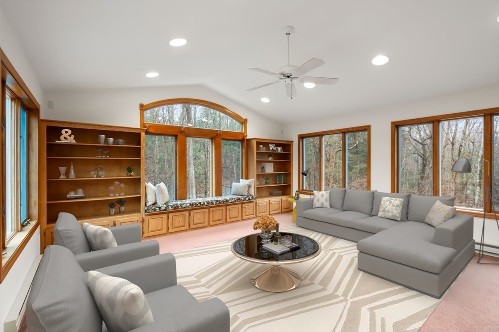 37 Finlay Road Sturbridge, MA 01518 - Photo 22 of 39 a living room with furniture and a large window
