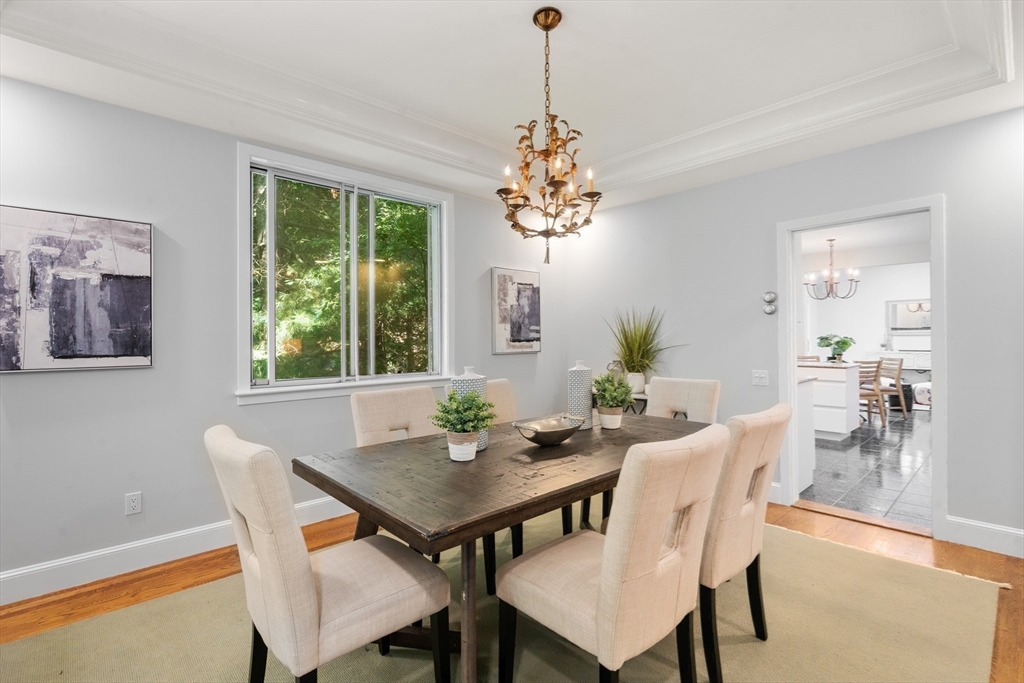 214 Allandale Road, Unit B Boston, MA 02467 - Photo 9 of 35 a view of a dining room with furniture window and outside view