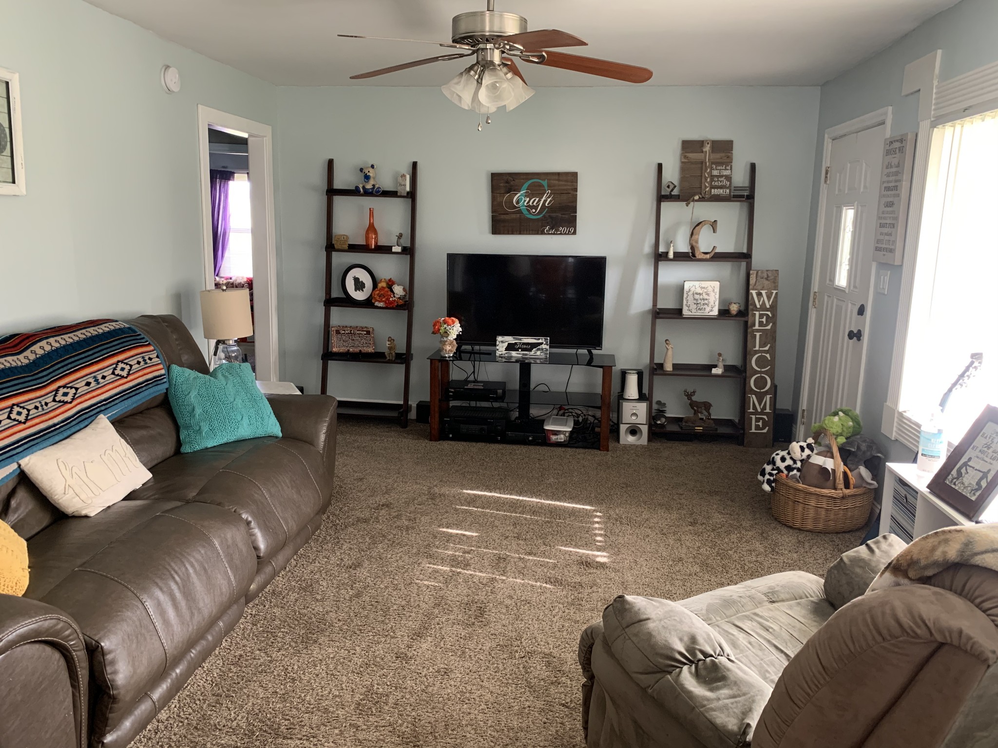 62 Asa Smith Road Ardmore, TN 38449 - Photo 12 of 24 a living room with furniture and a flat screen tv