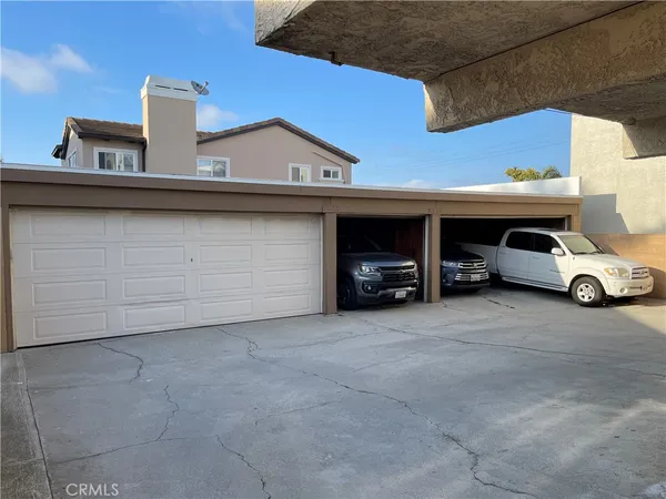 a view of a car garage