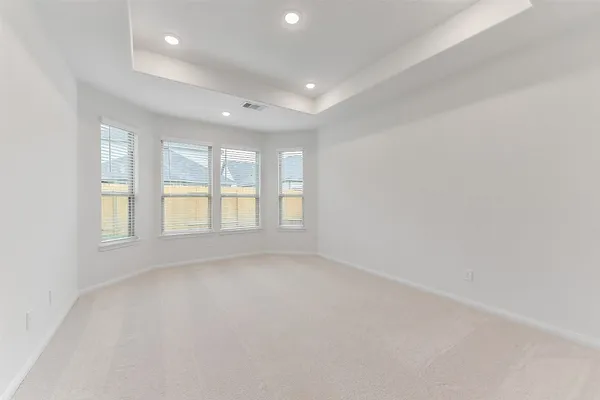 a bathroom with double sink and mirror