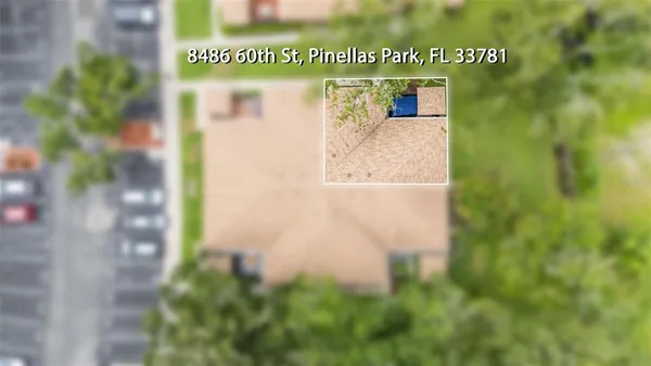 a view of a bunch of trees