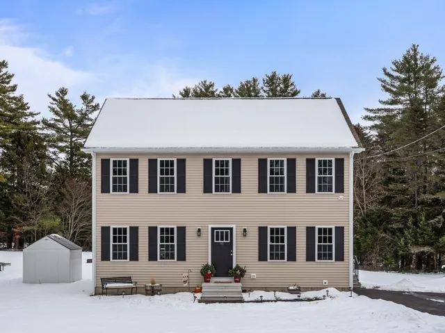 a aerial view of a house