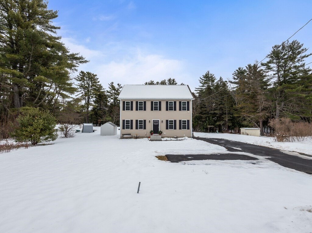 46 Baldwinville State Road Winchendon, MA 01475 - Photo 2 of 37 a view of a house with a snow on the road