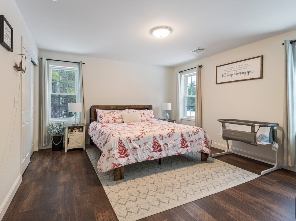 46 Baldwinville State Road Winchendon, MA 01475 - Photo 22 of 37 a bedroom with a bed and wooden floor